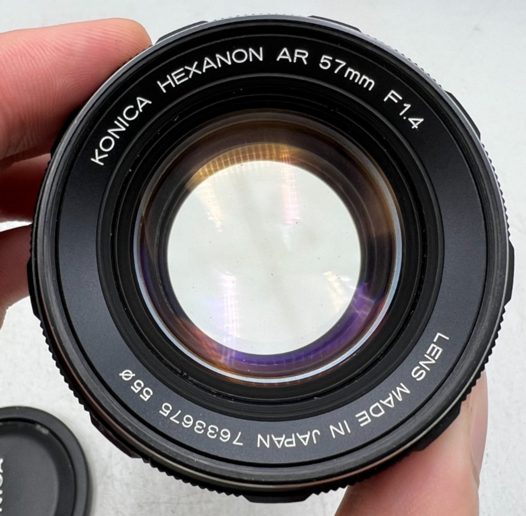 Konica Hexanon AR 57mm F1.4 Konica AR Mount Lens For SLR/Mirrorless Cameras