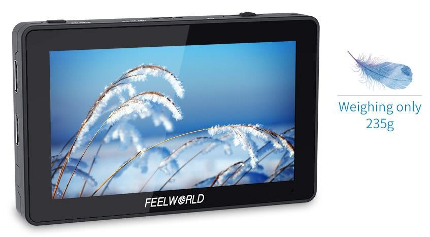 FEELWORLD F6 Plus V2 6 inch 4K HDMI 3D LUT DSLR Camera Field Monitor Touchscree