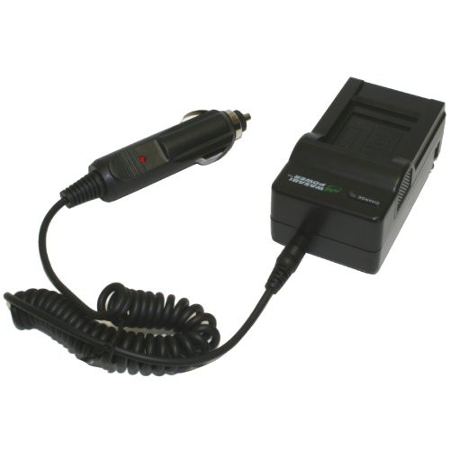 Battery Charger for Pentax D-LI72 (100-240V) with Car Adapter – Wasabi