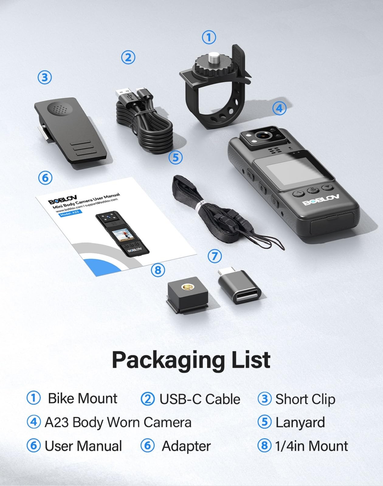 Mini Body with Video: 128G Action , Small Cameras for Vlogging with 9Hrs Long…