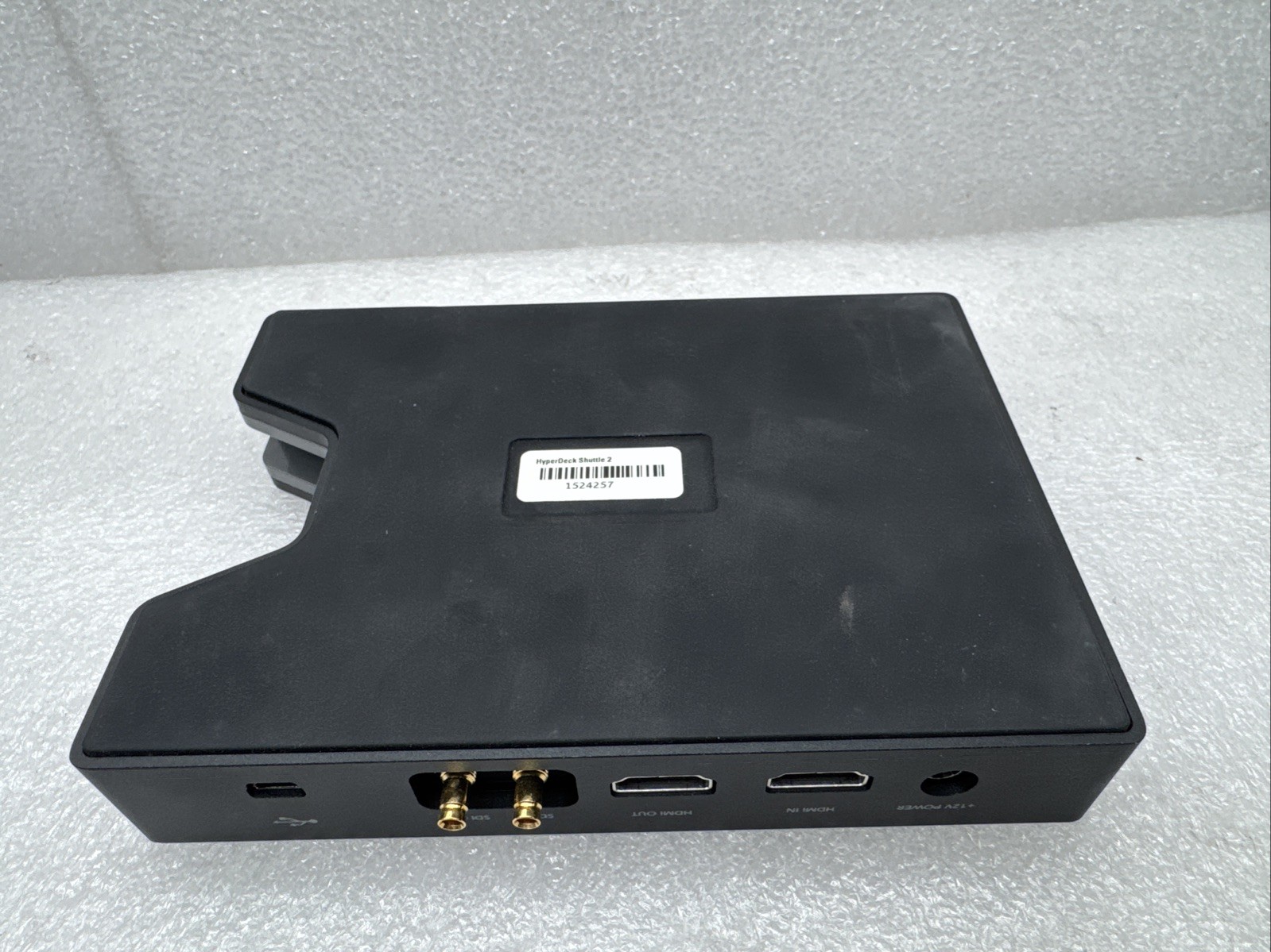 hyperdeck shuttle 2 SDI HDMI – Missing power supply So UNTESTED ITEM