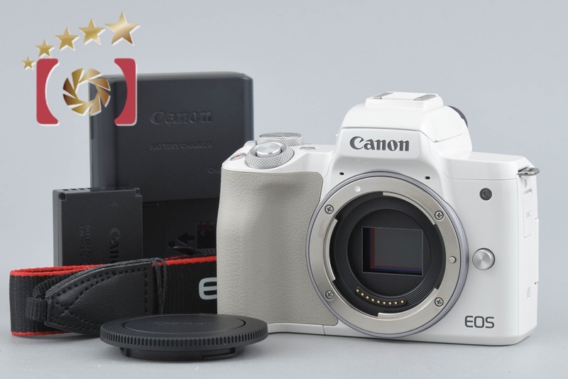 “Count 1,000” Canon EOS Kiss M / M50 White 24.0 MP Digital Mirrorless Camera