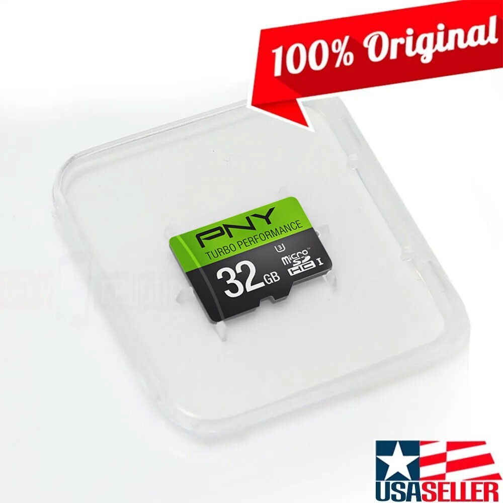 PNY Turbo Performance 32GB U3 High Speed microSDHC Class 10 Flash Memory Card