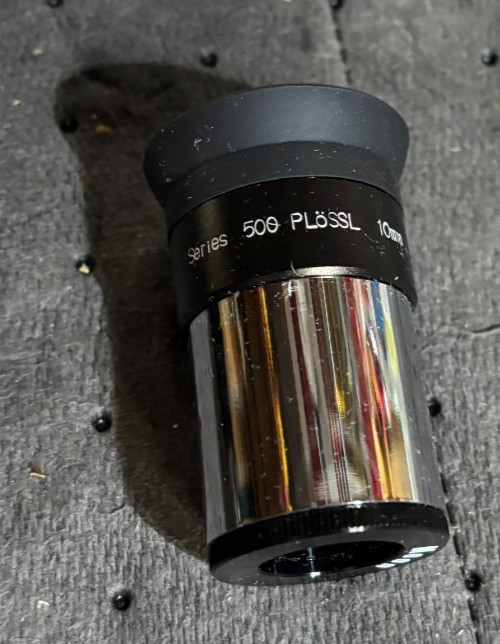 10mm Plössl series 500 telescope eyepiece