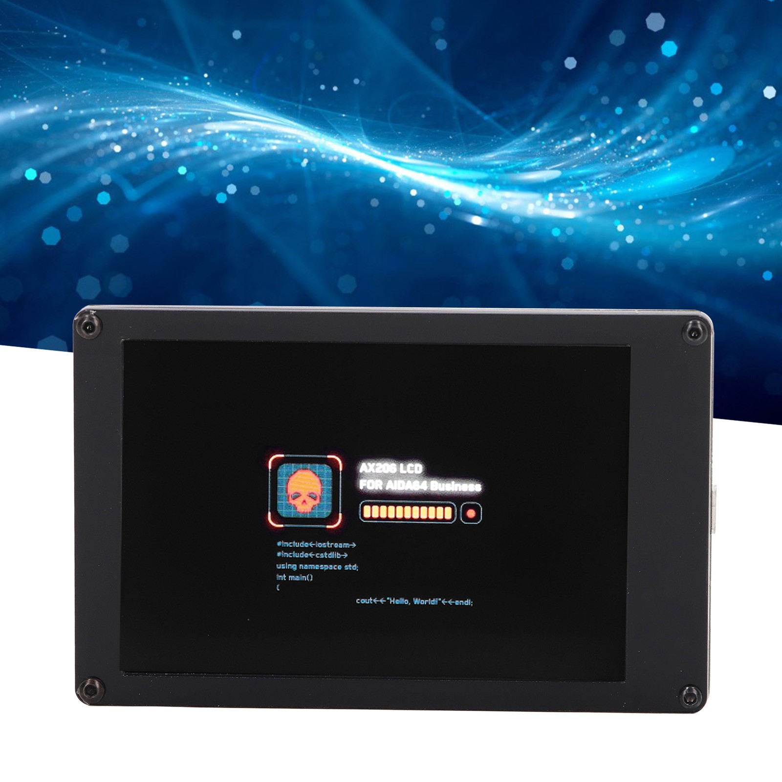 3.5in IPS Monitor Subscreen LCD Display Screen With USB Power Cable Support New