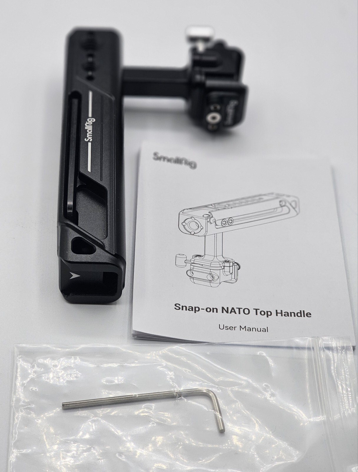 SmallRig Snap-On NATO Top Handle Quick Lock Design Back/Forward Adjustable 4175