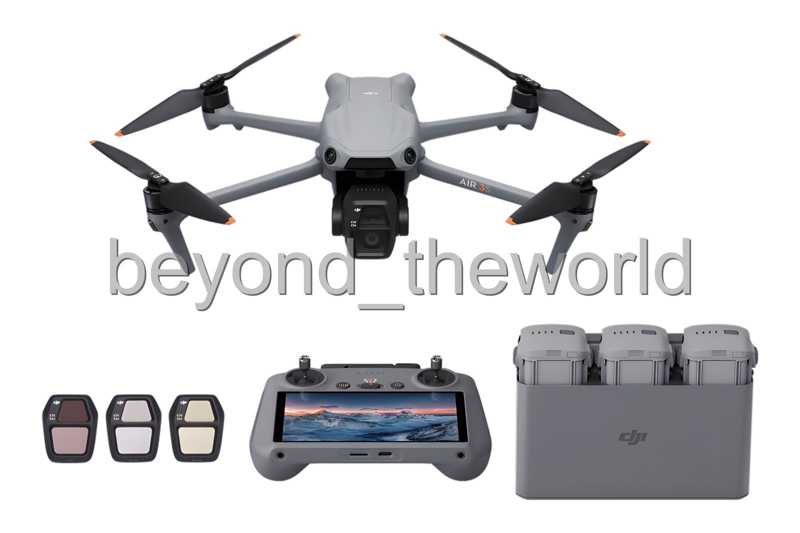 DJI Air 3S Fly More Combo Camera Drone (DJI RC 2 Remote Controller) 4K/60fps HDR