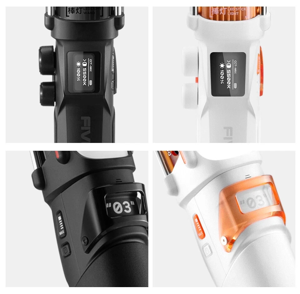 ZHIYUN FIVERAY V60 Combo 60W Bi-Color Handheld Led video Light 2700K~5500K
