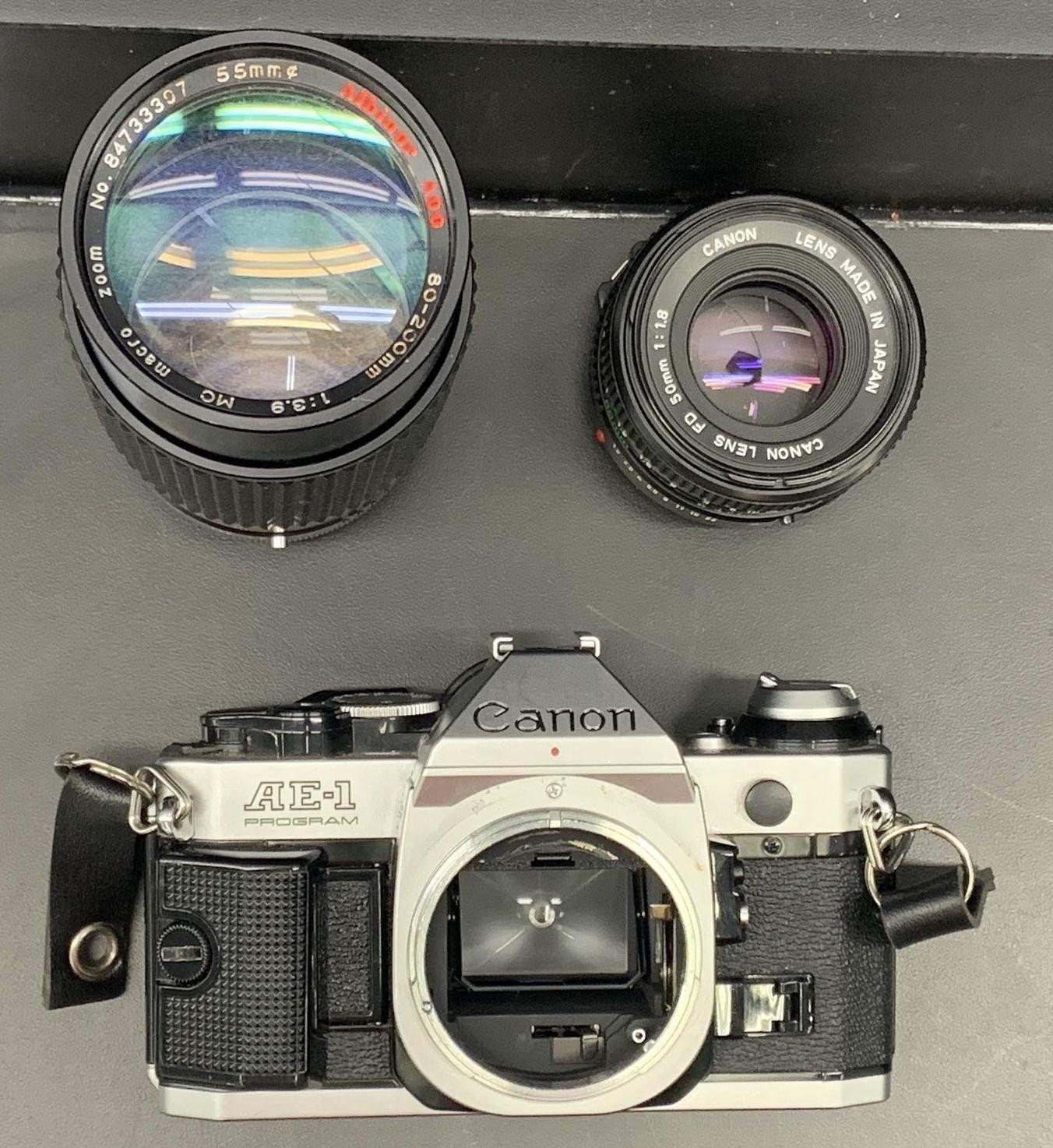 Vintage Canon AE-1 35mm Camera Bundle
