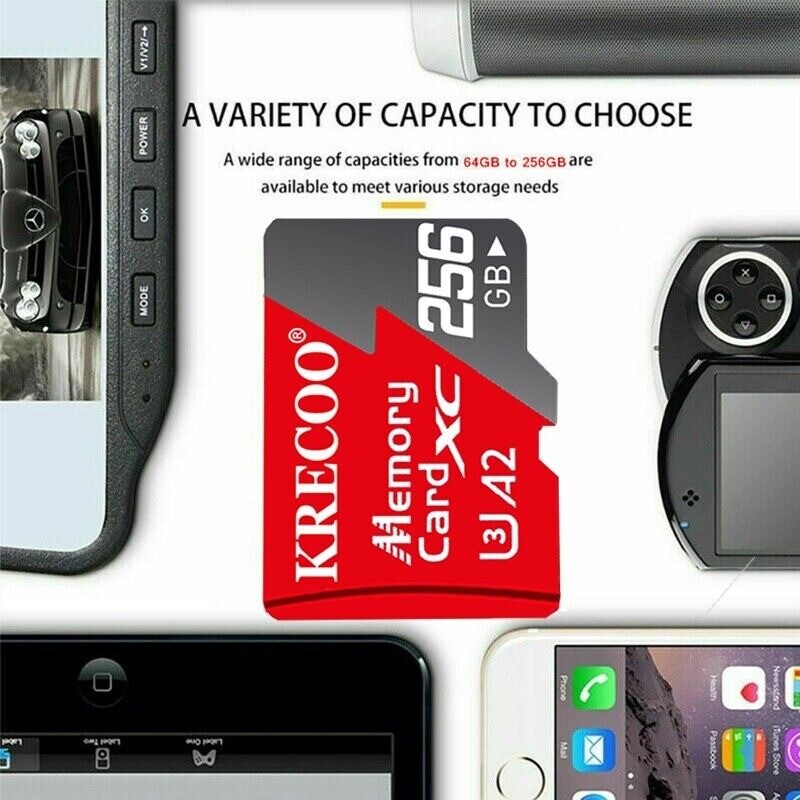 Micro SD Card 128GB 256GB 1TB TF Memory Card Class 10 U3 V30 A2 Wholesale Lot