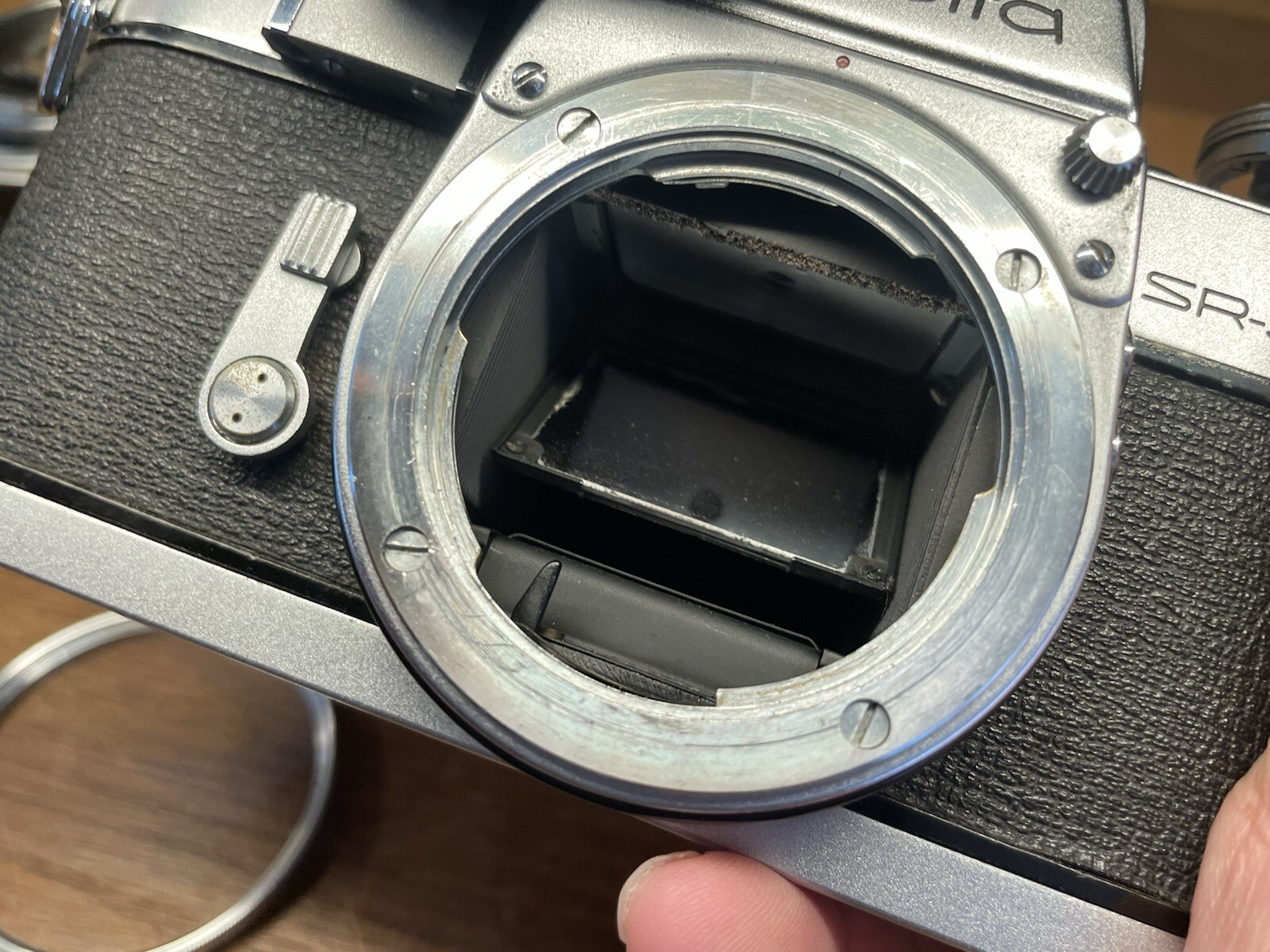 *Rare Early Model : Near Mint* Minolta SR-3 Film Camera Auto Rokkor 55mm F/1.8