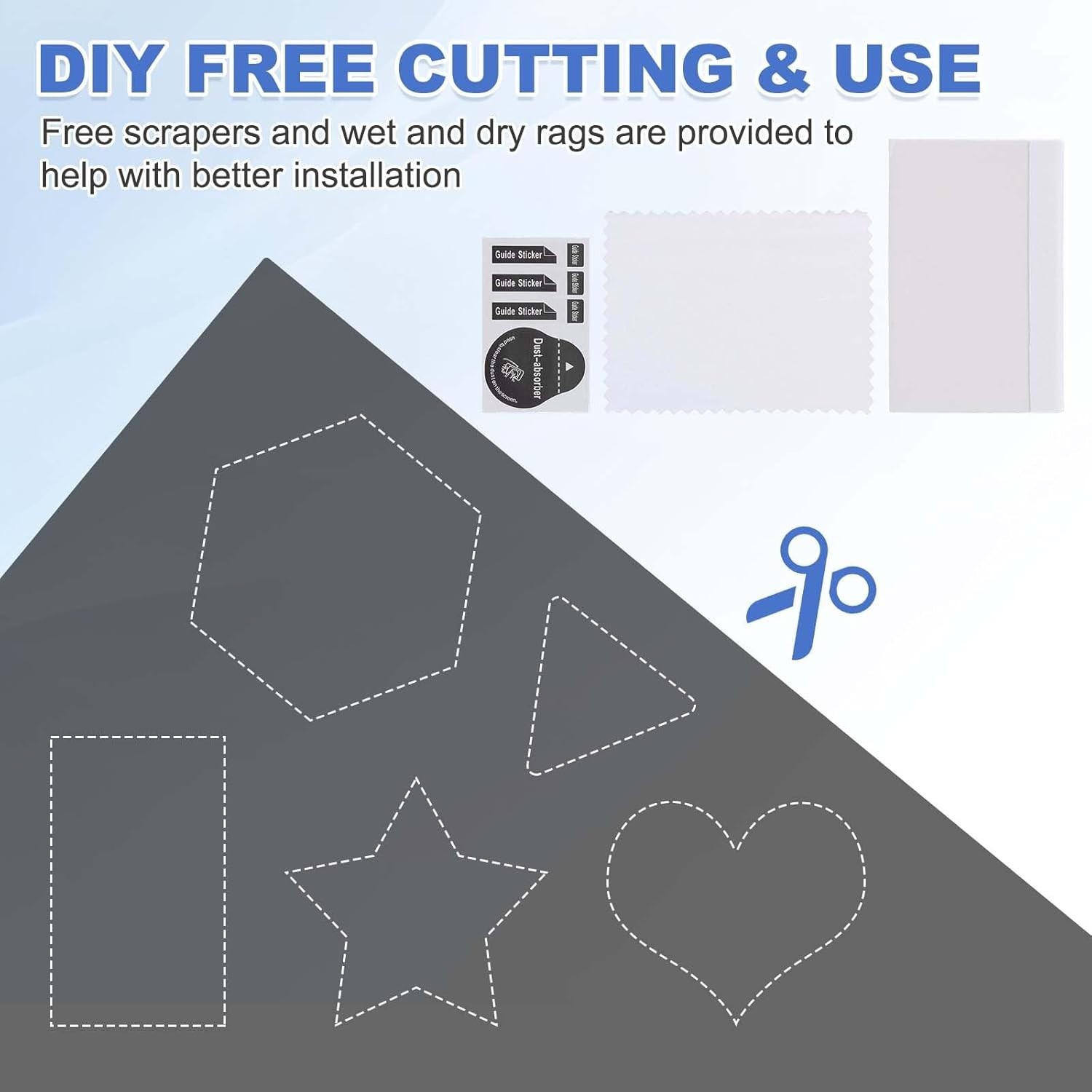 Adhesive Polarizing Film Sheets 2×2 Inch for LCD Screens & Educational Use