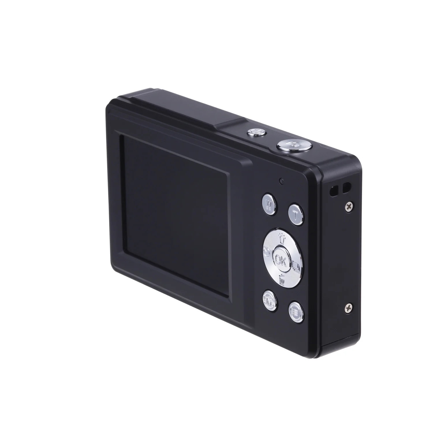 Vivitar VECS124 Popsnap 44MP Digital Camera, Black, 16X Zoom, 1080p, Micro SD,