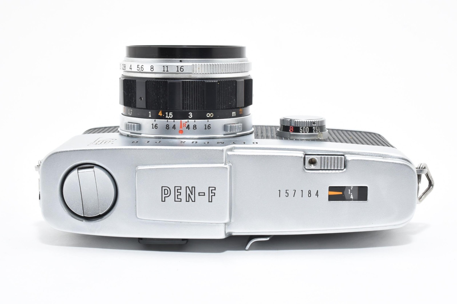 Mint Olympus PEN F 35mm Half Frame F.Zuiko Auto-S 38mm F1.8 in Box From JAPAN