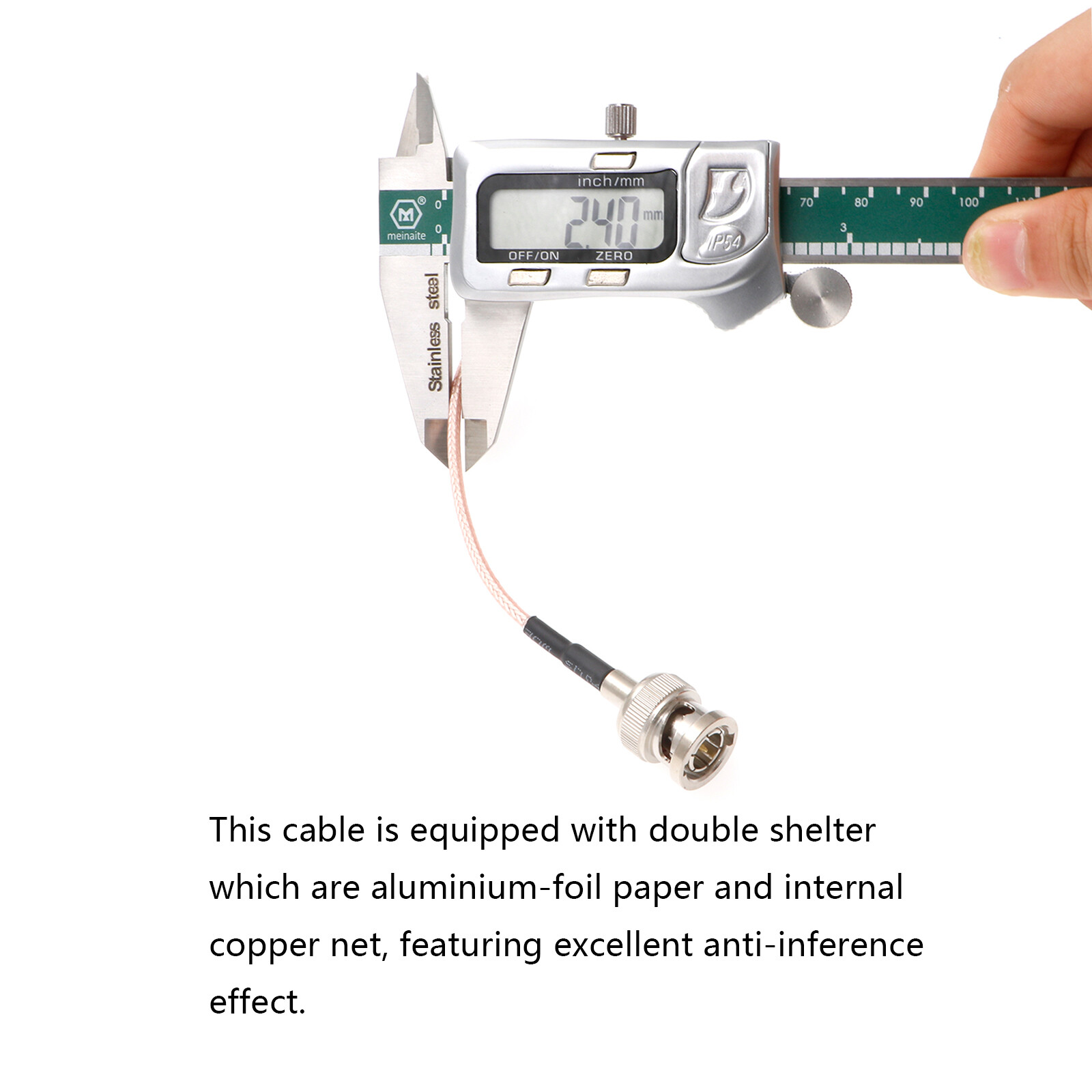 3G HD SDI Video Cable BNC Male to Male for BMCC Video Out Blackmagic Camera 60cm