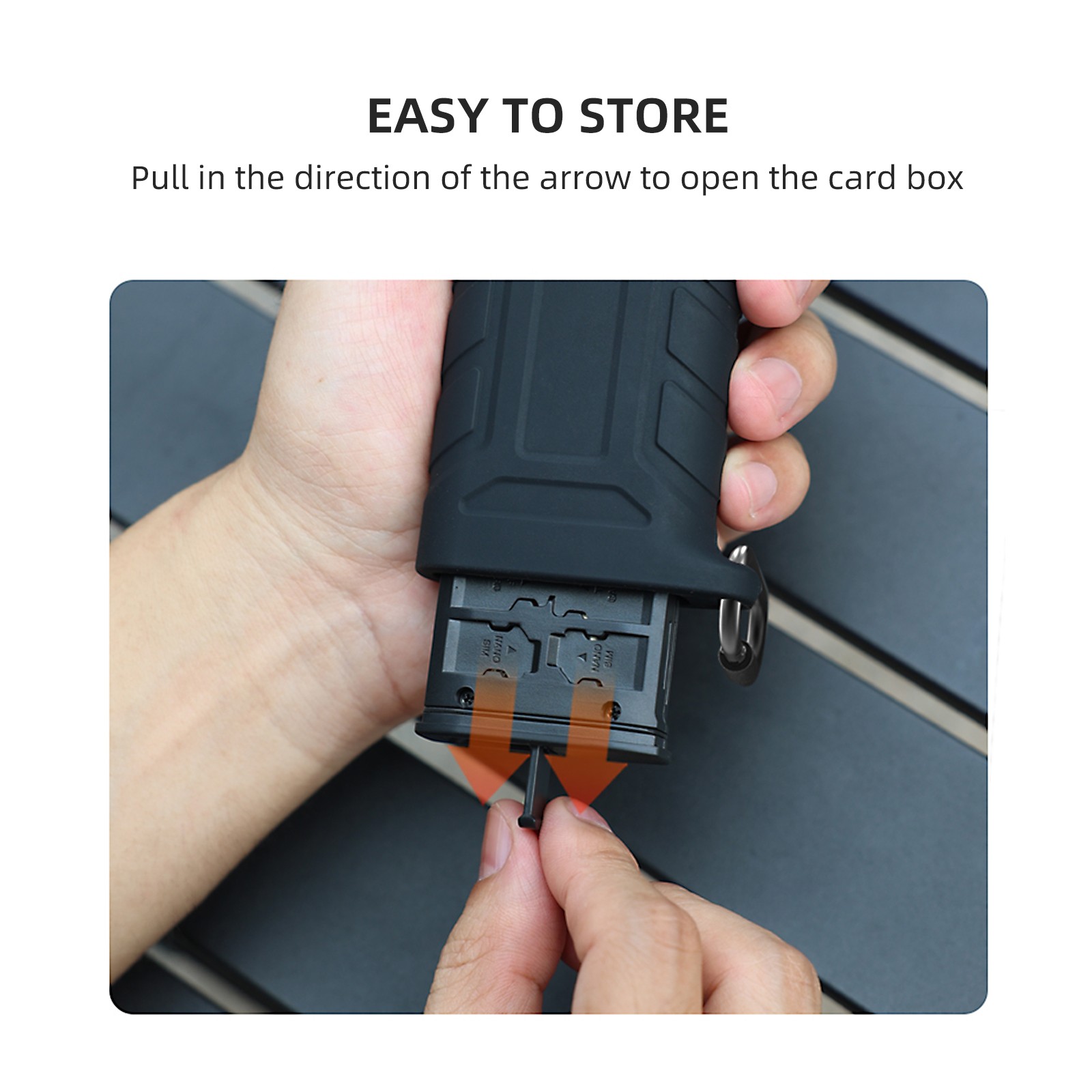 PGYTECH 2-in-1 High Speed Memory Card Reader Card Case for SD / TF Memory Cards