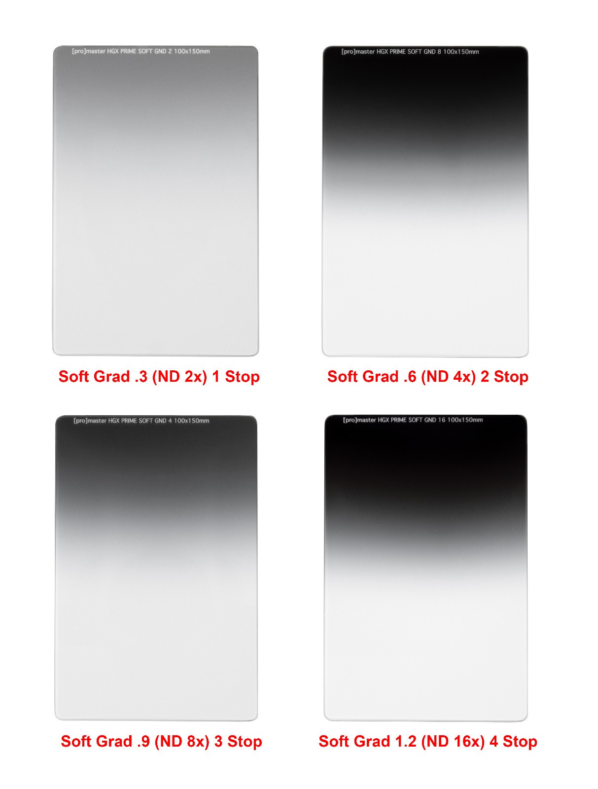 Set of 15 Different 100mm x 150mm Grad ND HGX Filters + Holder w/ 82mm + 86mm