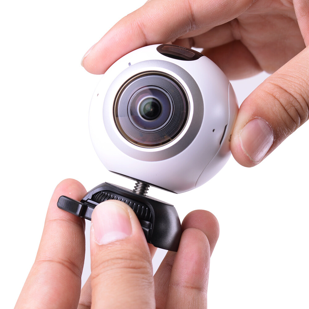 Adhesive Quick Release Flat Curved Mount Adapter For Samsung Gear 360 2017 Cam