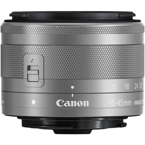 (Open Box) Canon EF-M 15-45mm f/3.5-6.3 IS STM Zoom Lens – Silver