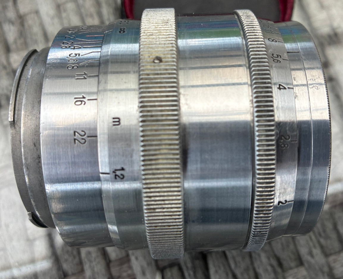 Zeiss Jena Lens Biotar 2 f=10cm 100mm Aluminium For Exakta 6×6 Horizontal EX++