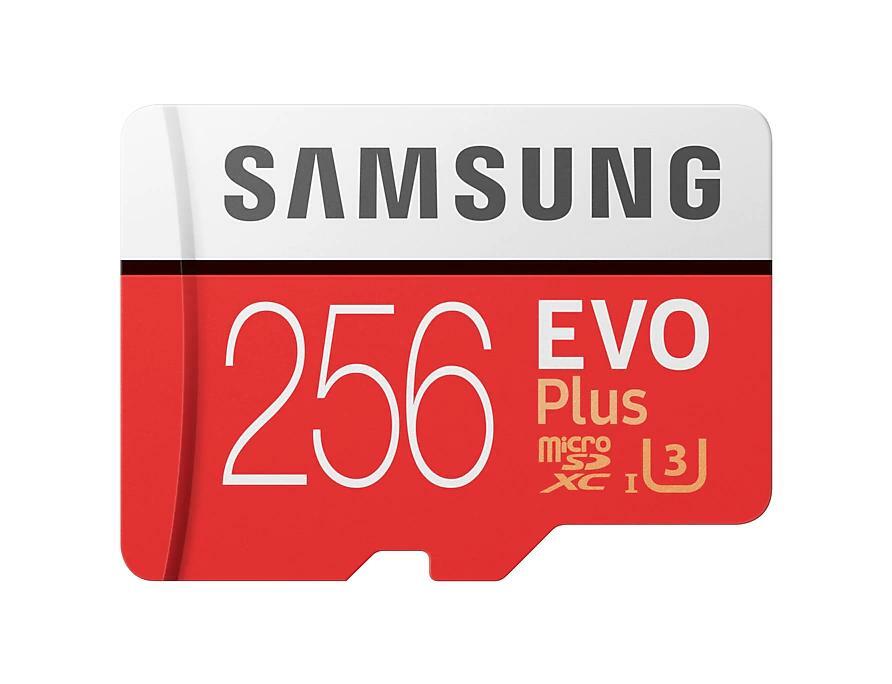 Genuine Samsung EVO Plus 256GB MicroSD SDXC C10 4K U3 Memory Card MB-MC256G US