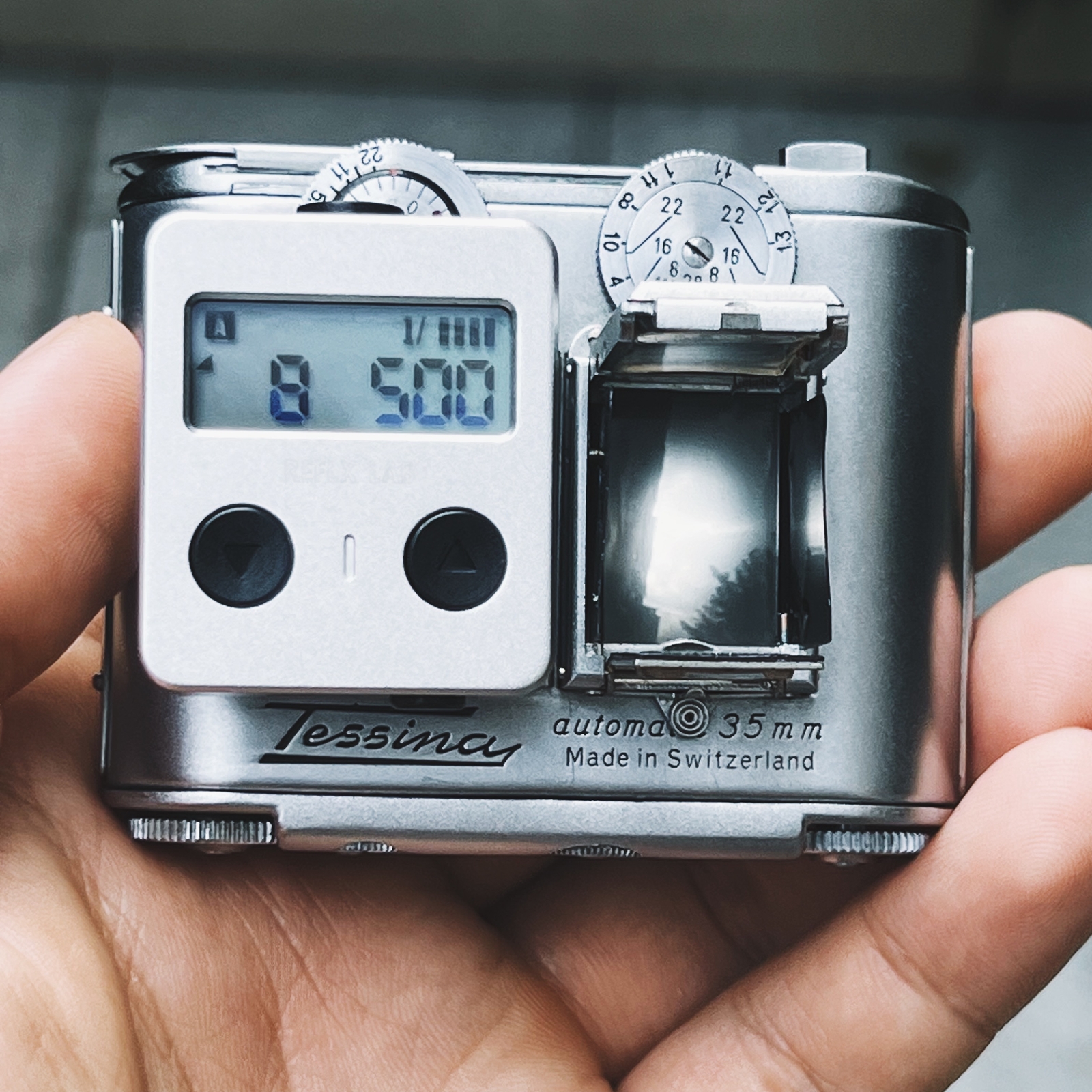 Reflx Lab Camera Hot Cold Shoe Light Meter Sliver Universal for fuji Leica Nikon