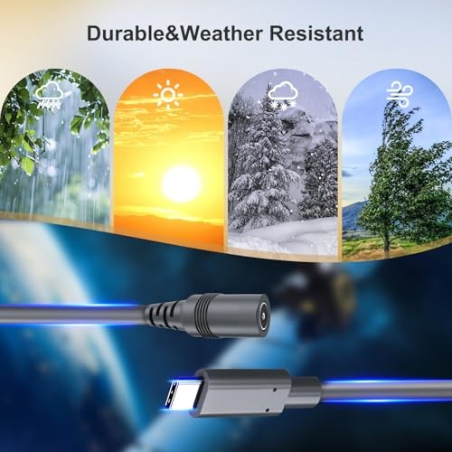 Starlink Mini USB C to DC Femal Power Cable 1 FT – USB Type C Essential