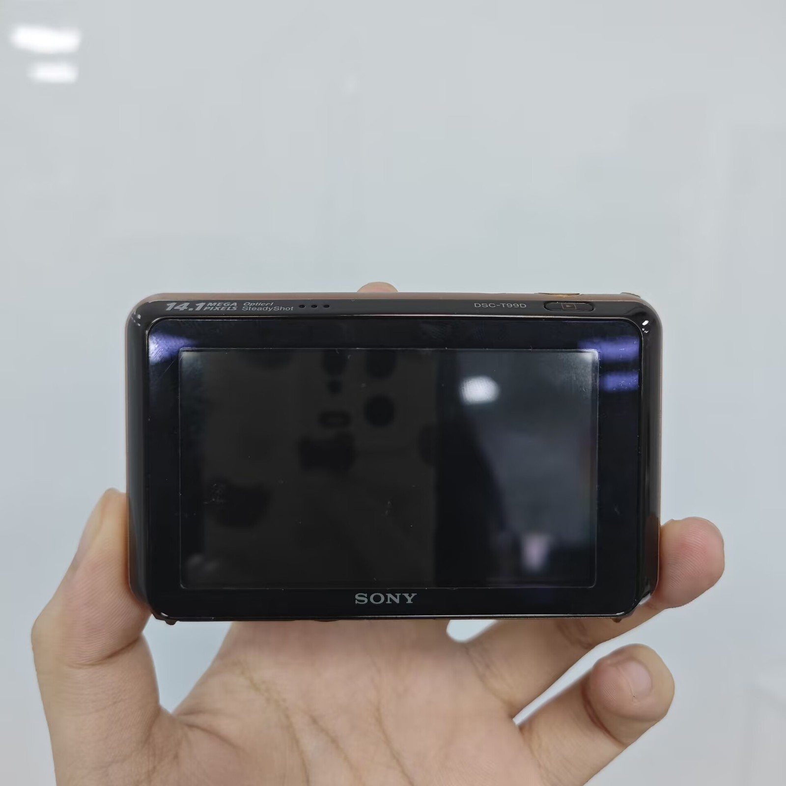SONY Cyber Shot DSC-T99D Digital Camera 14.1MP CCD Vintage Brown 90% New