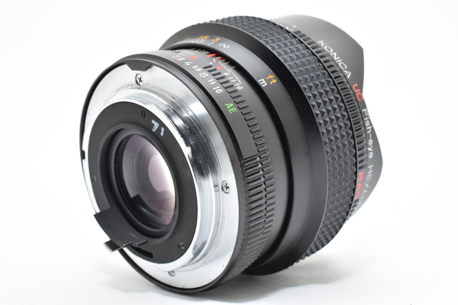 [Near MINT] Konica UC Fish-Eye Hexanon AR 15mm f/2.8 Fisheye MF Lens From JAPAN