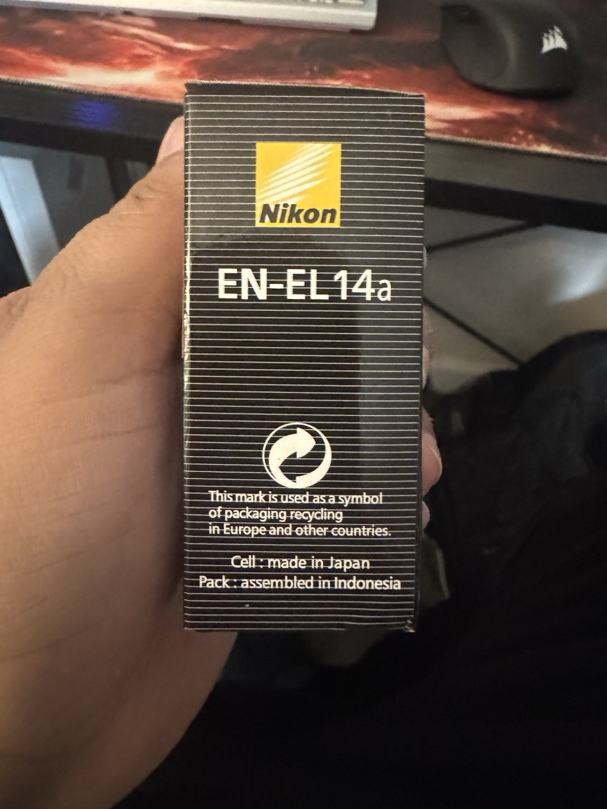 Nikon EN-EL14a (27126) Rechargeable 7.2V Li-Ion Battery – Gray