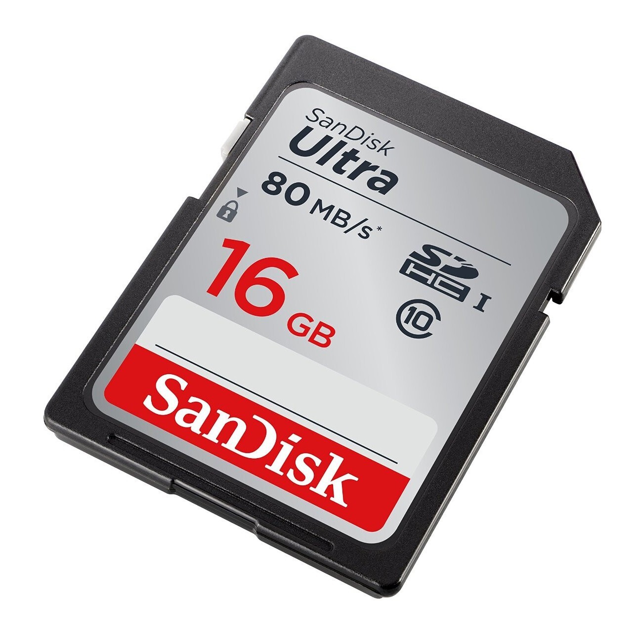 SanDisk Ultra 16GB 80MB/s SD SDHC SDSDUNB Camera Card 16 GB