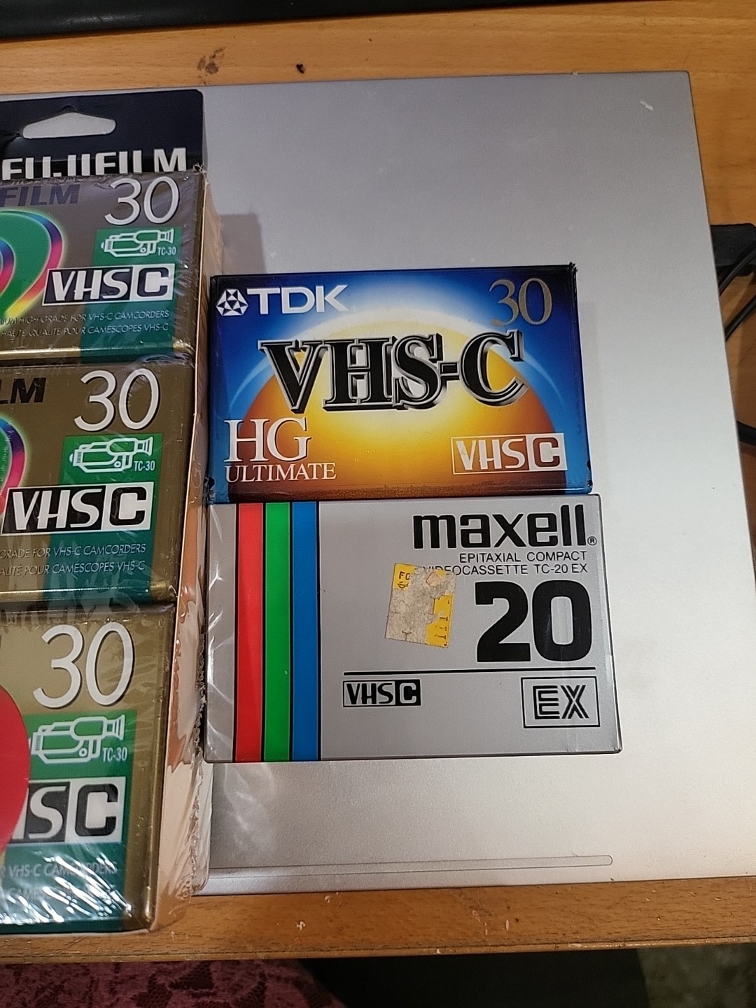 FUJI TDK MAXELL VHS-C HG Ultimate Lot of 6 Blank BRAND NEW SEALED