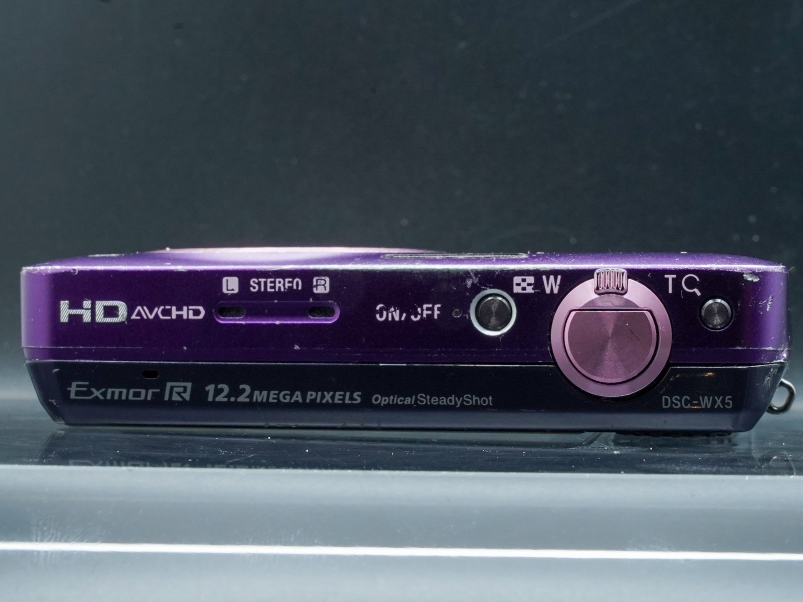 [EXCELLENT] Sony Cyber-shot DSC-WX5 Purple 12.2MP Digital Camera Tested Working