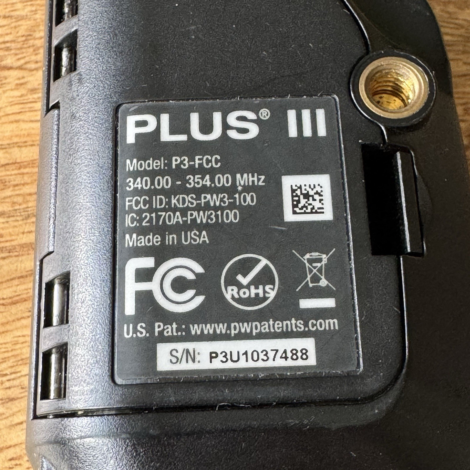 Pocket Wizard Plus III Model P3-FCC Wireless Flash Trigger Transmitters