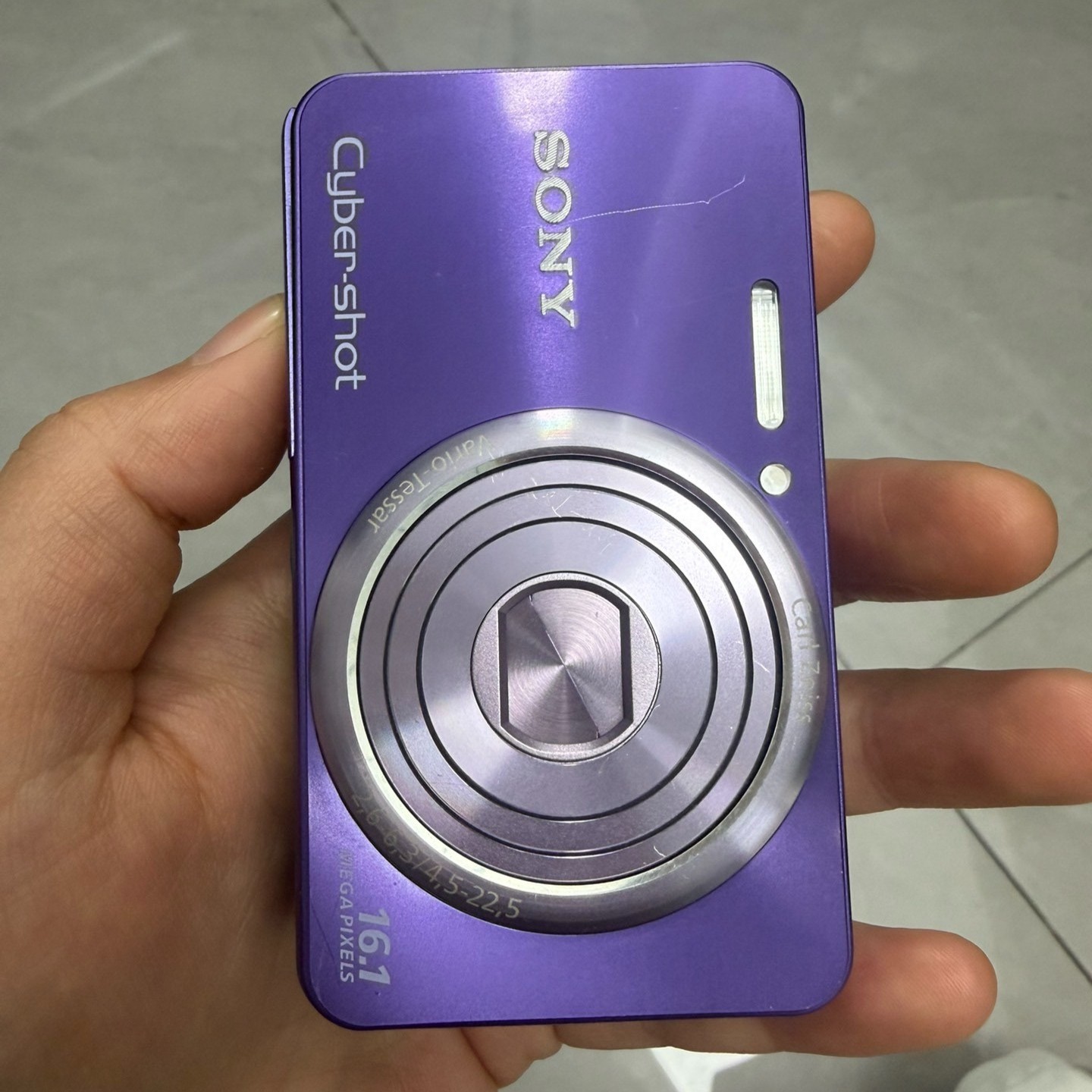 Sony Cyber-shot DSC-W570 Digital Camera 16.1 MP 6x Digital Zoom Purple 85% new