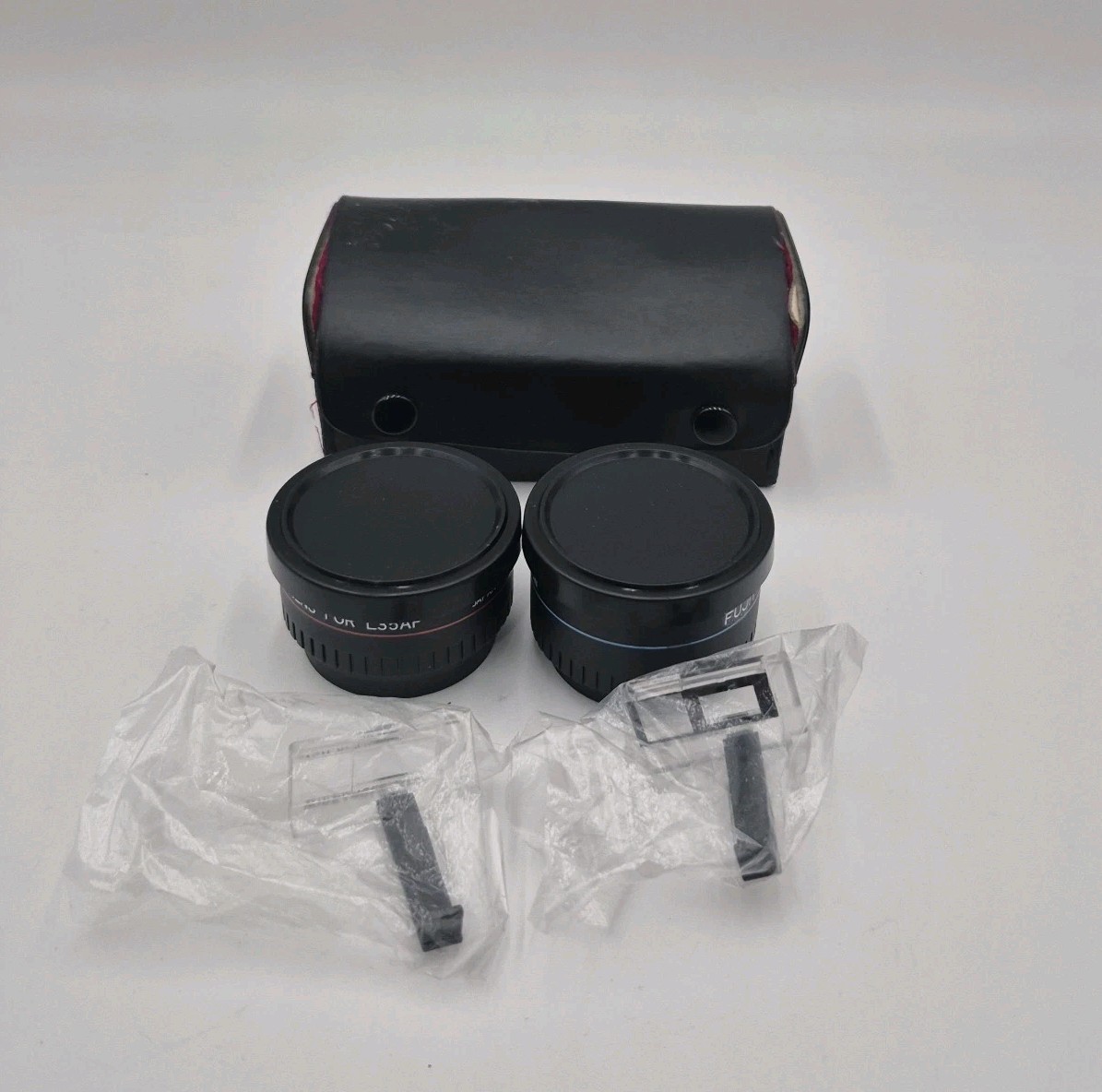 Auxiliary Lens Set Wide Angle & Telephoto Lenses Caps Case For Nikon L35AF