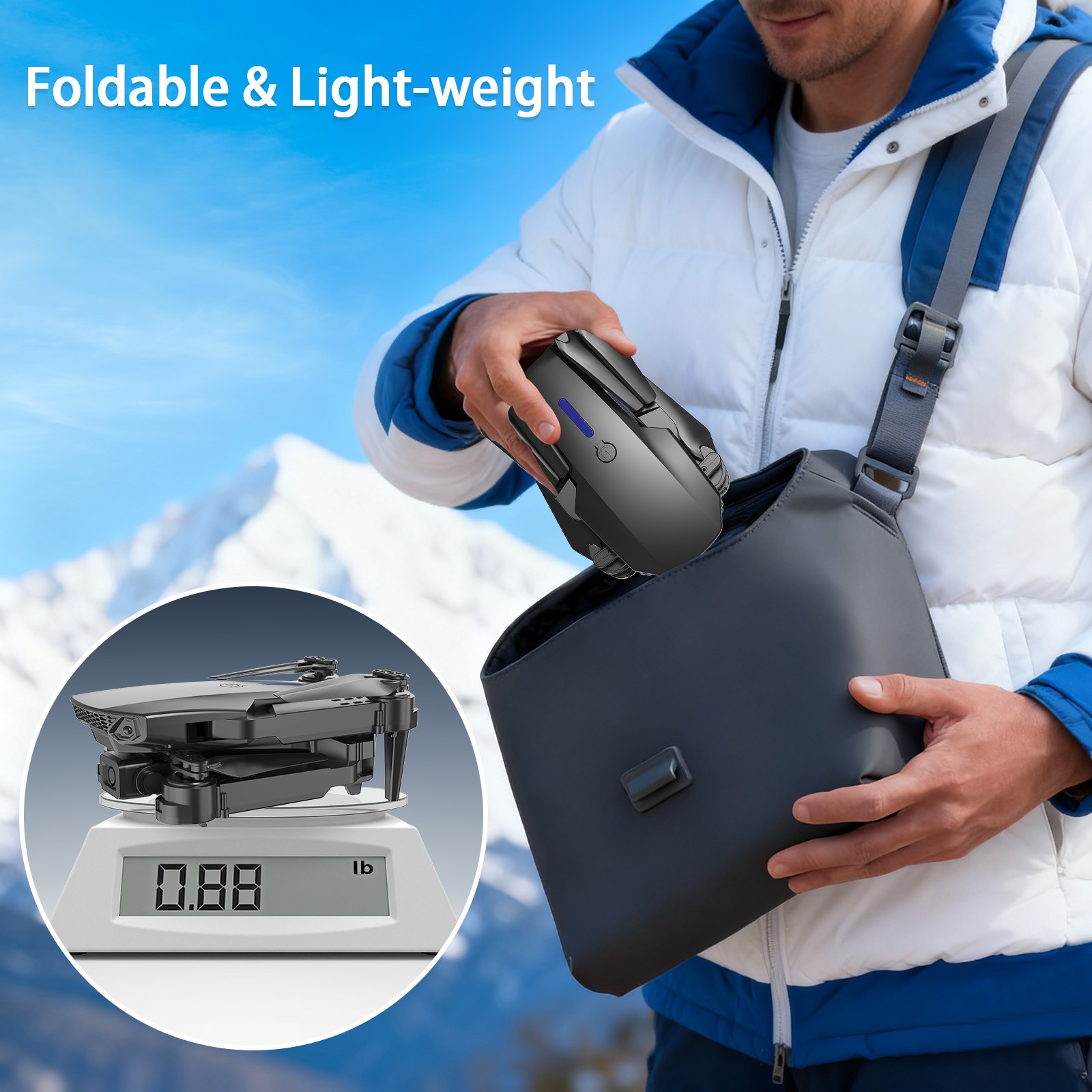 Drones Quadcopter 5G 4K GPS Drone X with HD Dual Camera WiFi FPV Foldable RC
