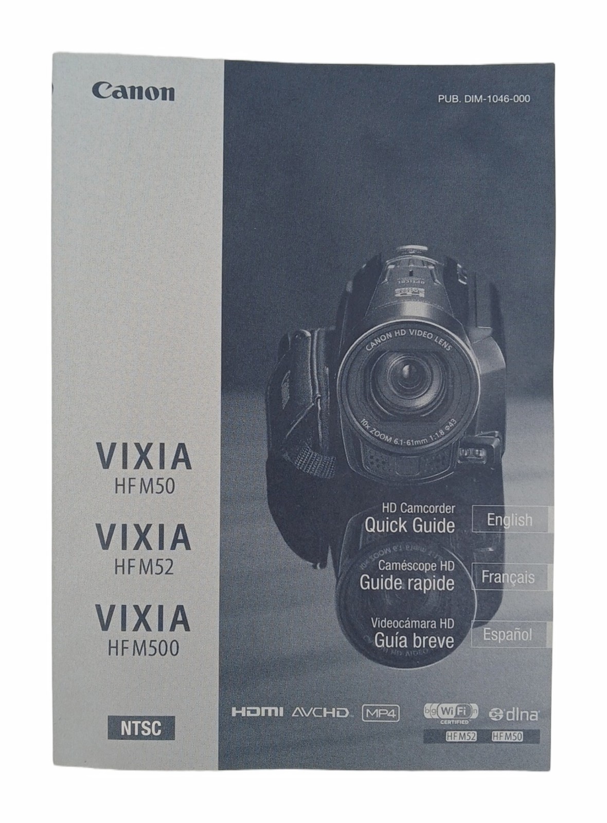 Canon VIXIA HF M500 Full HD Camcorder 10x Zoom Touchscreen