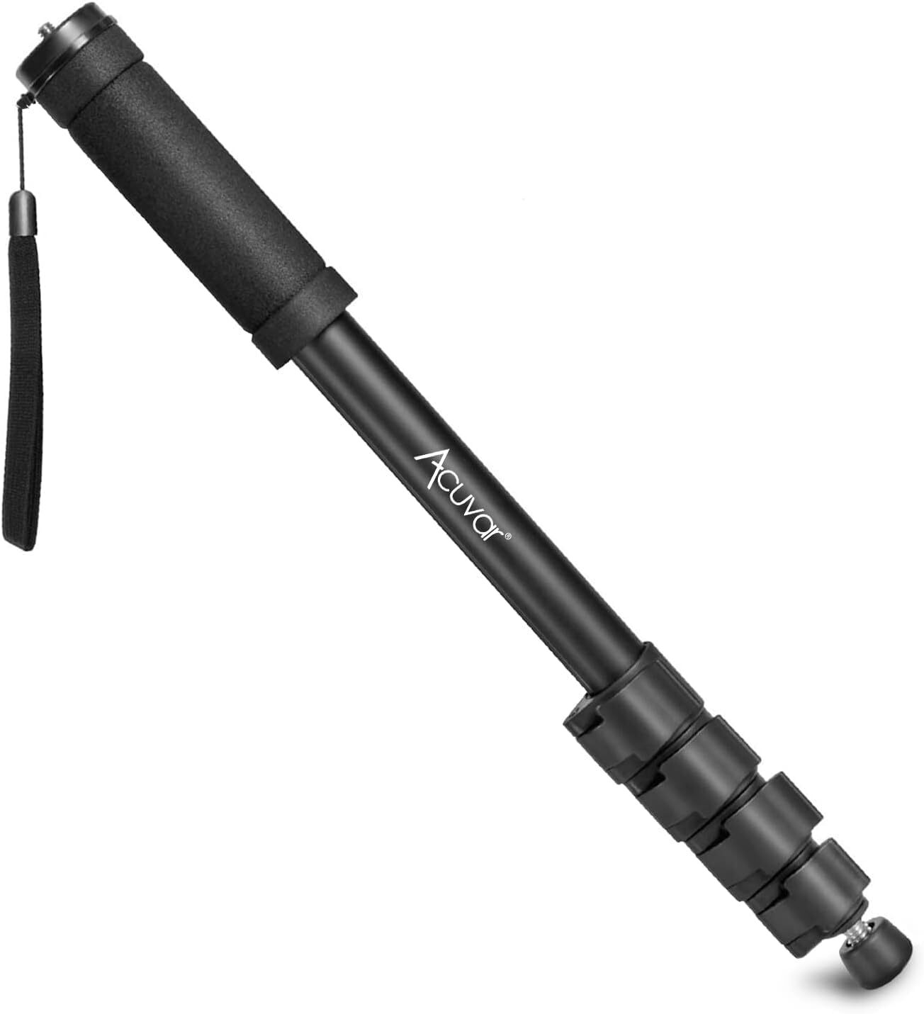 65″ Monopod for Camera w Quick Release for DSLR Digital Cameras and Camcorders
