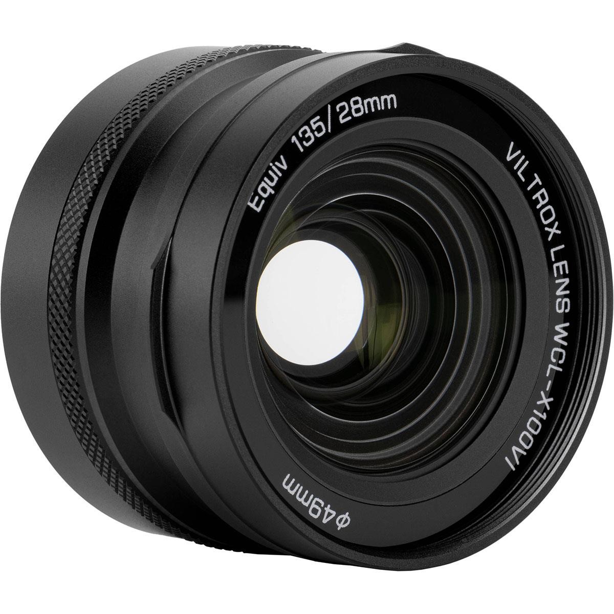 Viltrox WCL-X100VI Wide Conversion Lens for Fujifilm X100 Series Cameras, Black