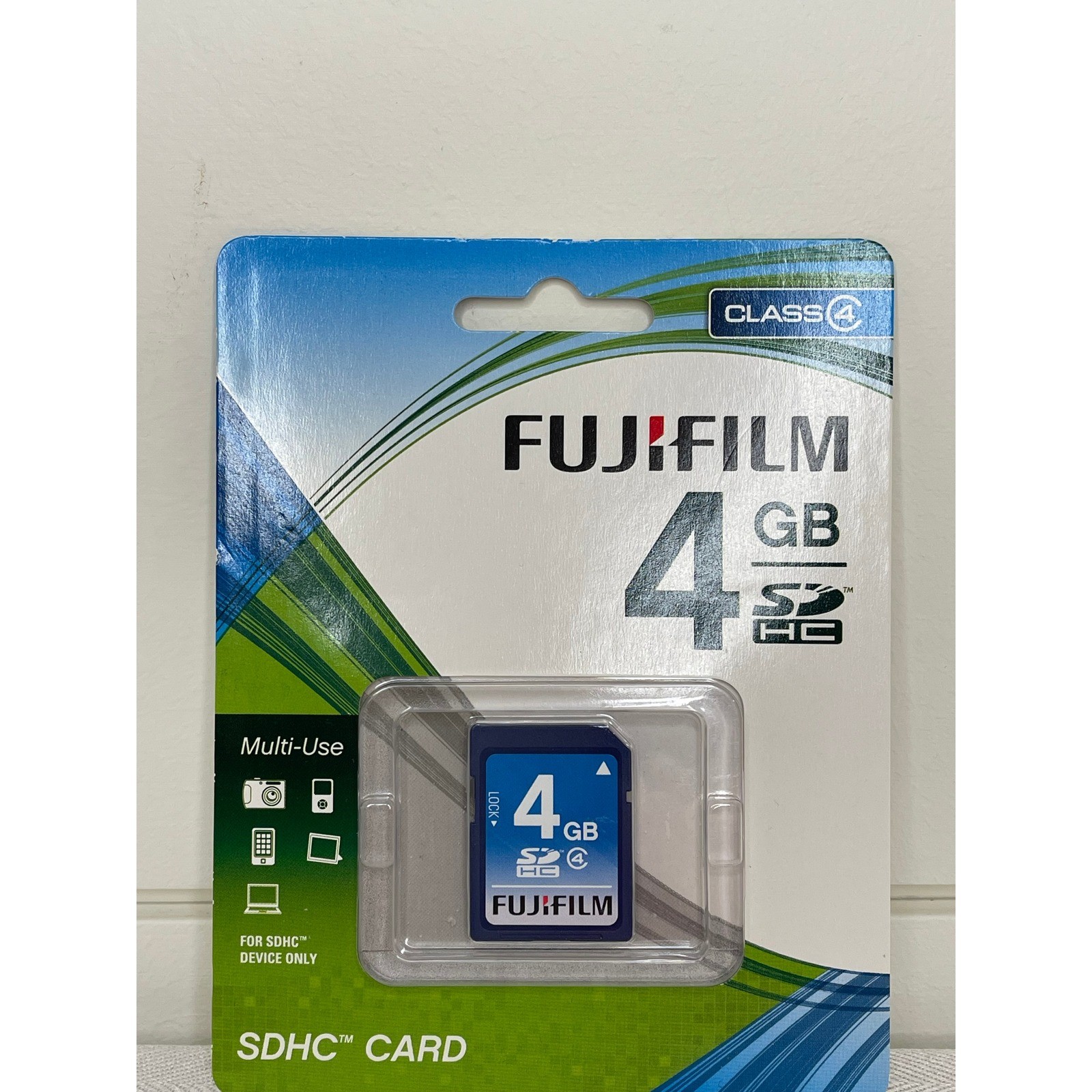 Fujifilm 4GB SDHC Memory Card Class 4 Multi-Use Secure Digital 600008957 New