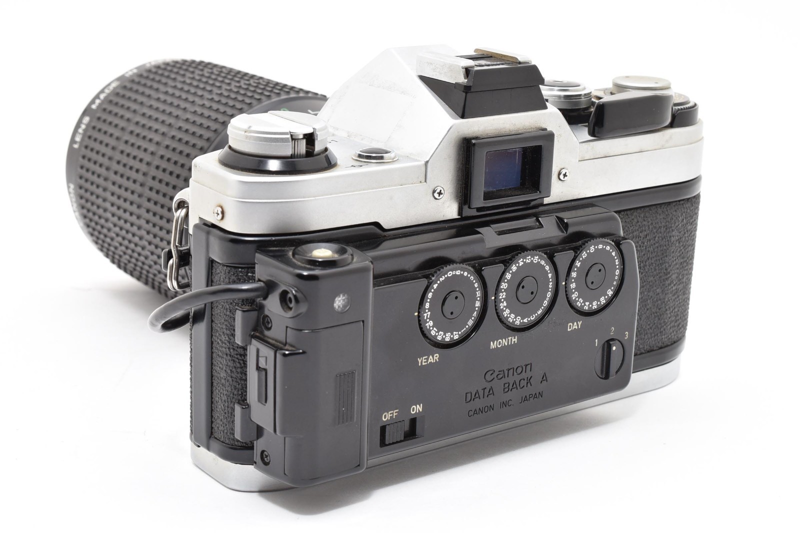 [NEAR MINT w/Bag] Canon AE-1 35mm Film Camera Zoom FD 75-200mm F/4.5 Lens Japan