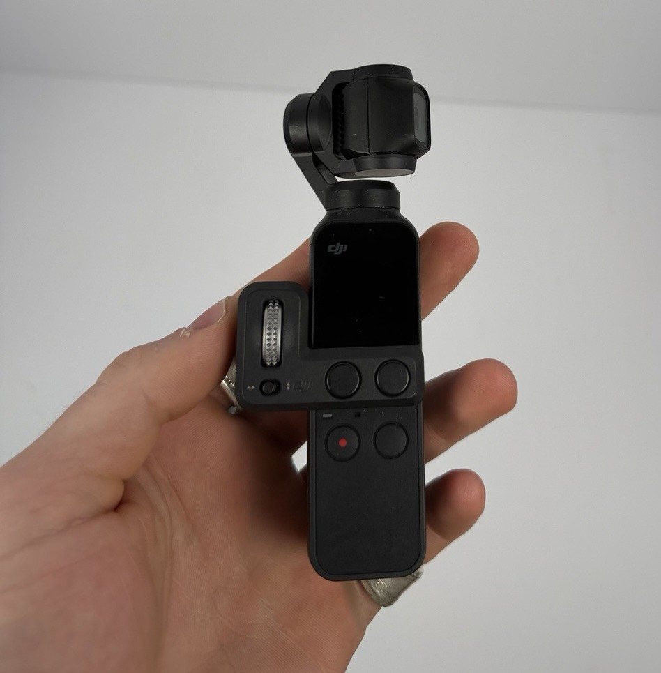 DJI Osmo Pocket OT110 Gimbal Stabilizer w/ Built-In Camera & Case
