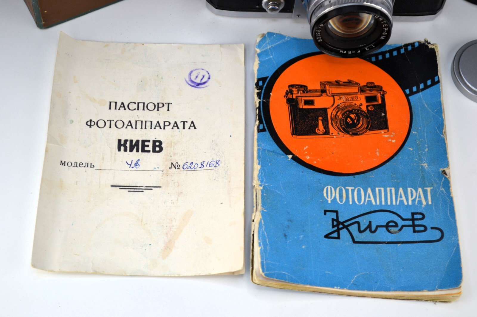 FULLY SERVICED! EARLY 1962 USSR “KIEV-4A” CAMERA + JUPITER-8 lens, FULL SET (3)