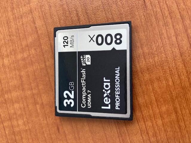 Lexar Professional 800x 120MB/s UDMA 7 32GB CF Card