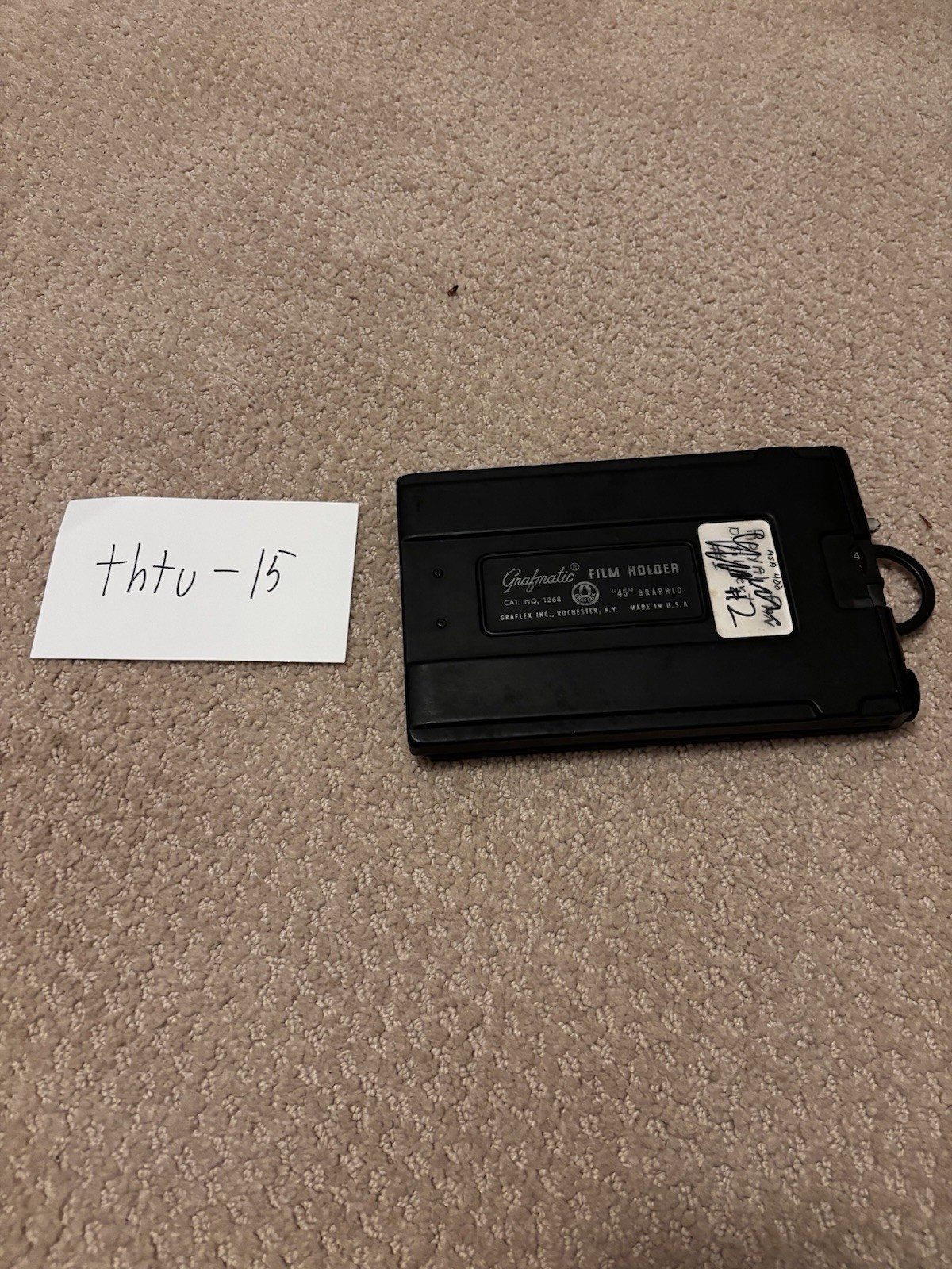 Grafmatic 45 4×5 Film Holder (Cat. No 1268) with 6 Septums