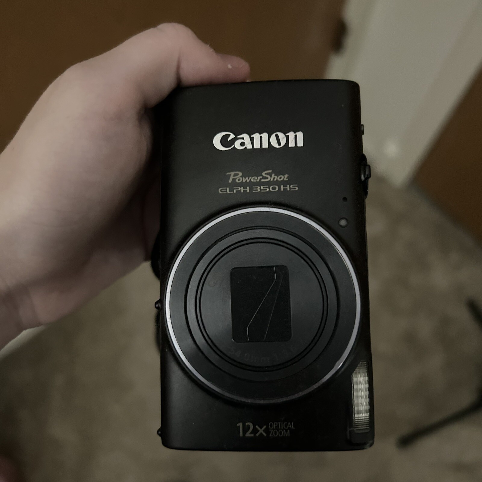 Canon PowerShot ELPH 350 HS/IXUS 275 HS Black 20.2MP Digital Camera EUC