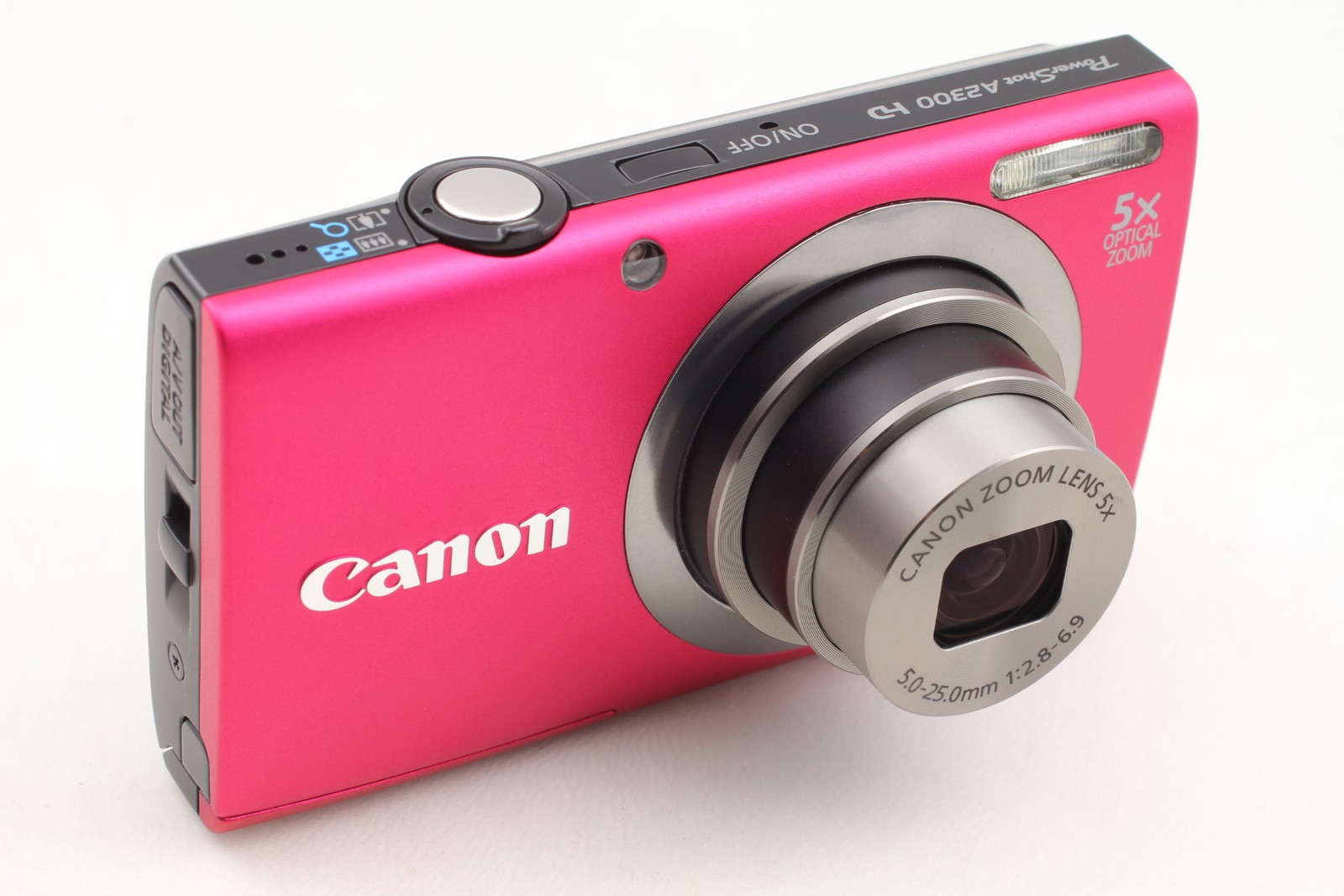 [Top MINT in Box] Canon PowerShot A2300 Pink 16.0MP Digital Camera Tested JAPAN