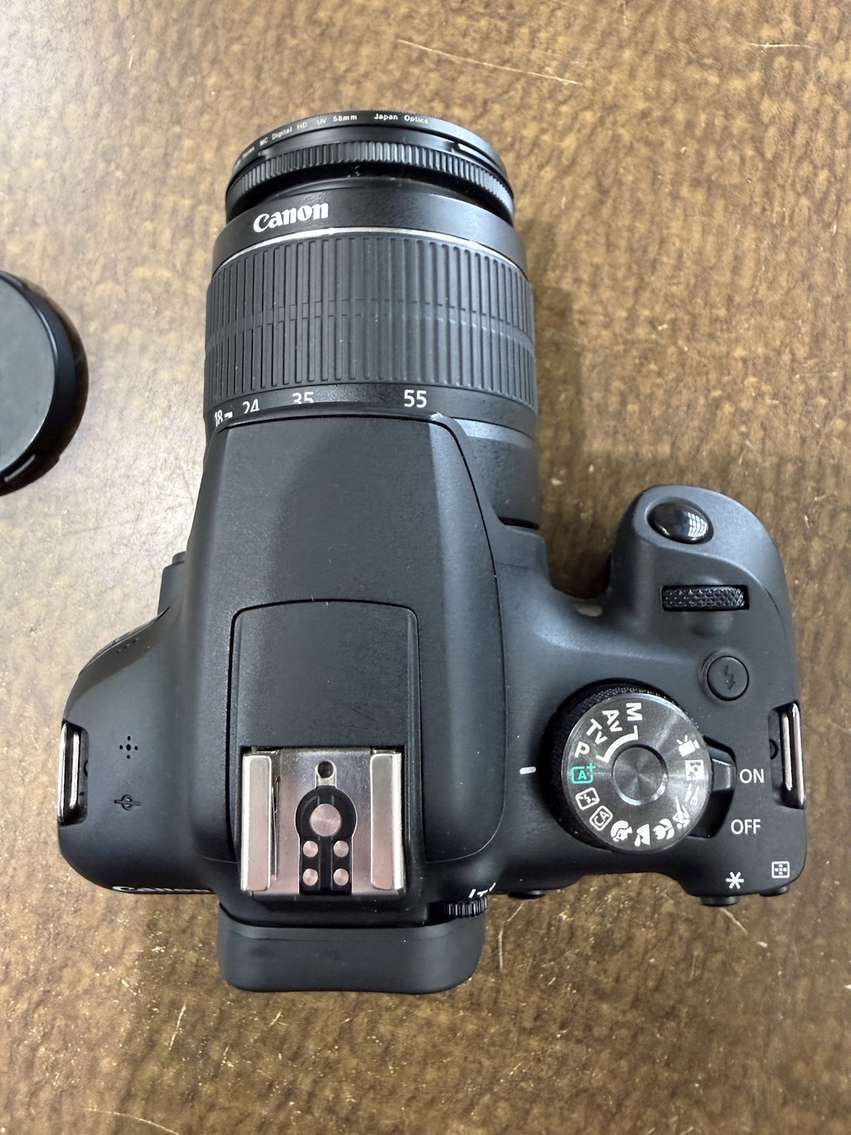 Canon EOS 2000D 24MP EF-S 18-55mm 1:3.5-5.6 DSLR Camera – Black No Charger