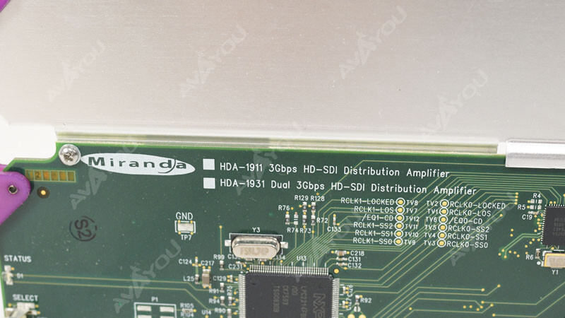 Miranda HDA-1911 3G/HD/SD Distribution Amp w/ EQ reclocking HDA-19NN-SRP-R 3G DA